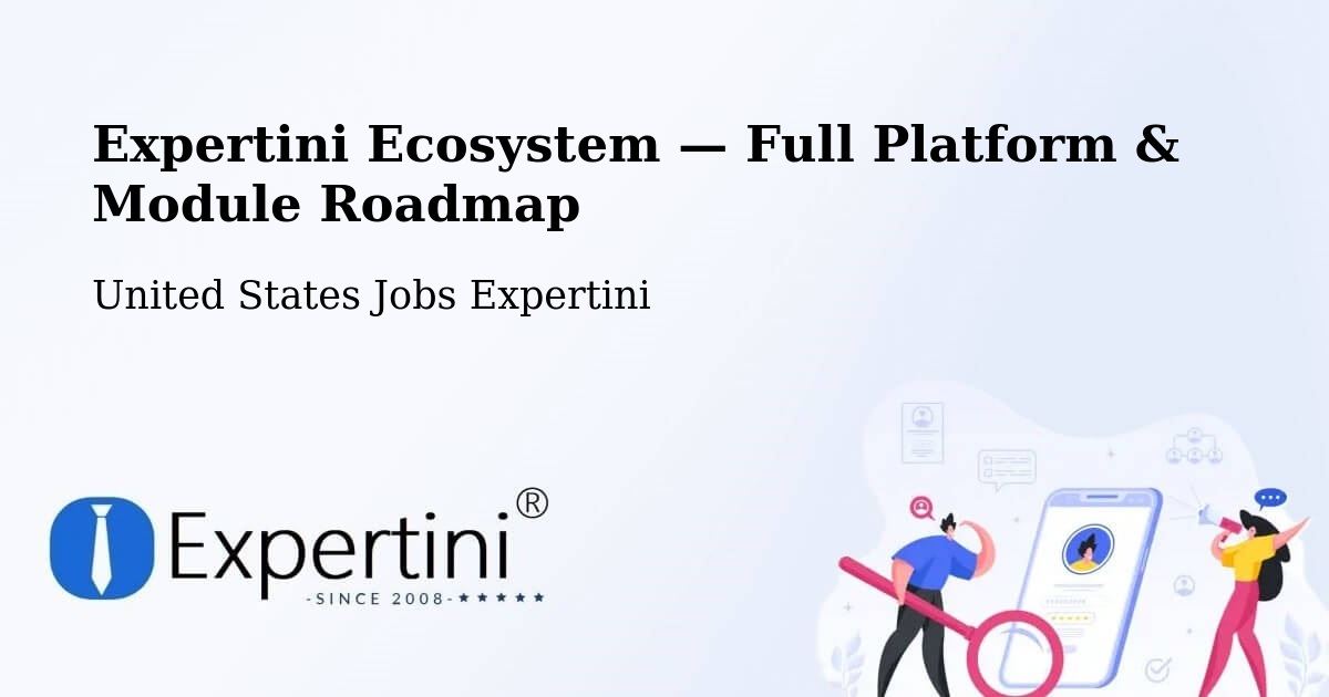 Expertini Ecosystem — Full Platform & Module Roadmap – Wayne