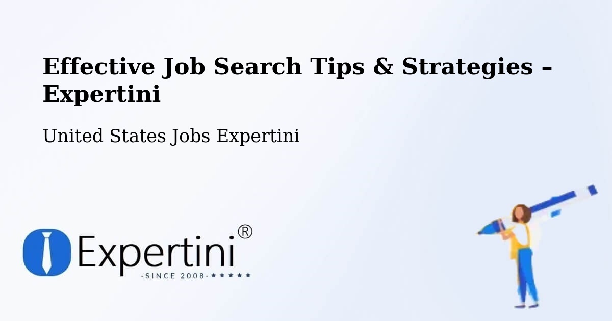 Job Search Tips & Strategies for Job Seekers – Wayne - Wayne, United States Jobs Expertini
