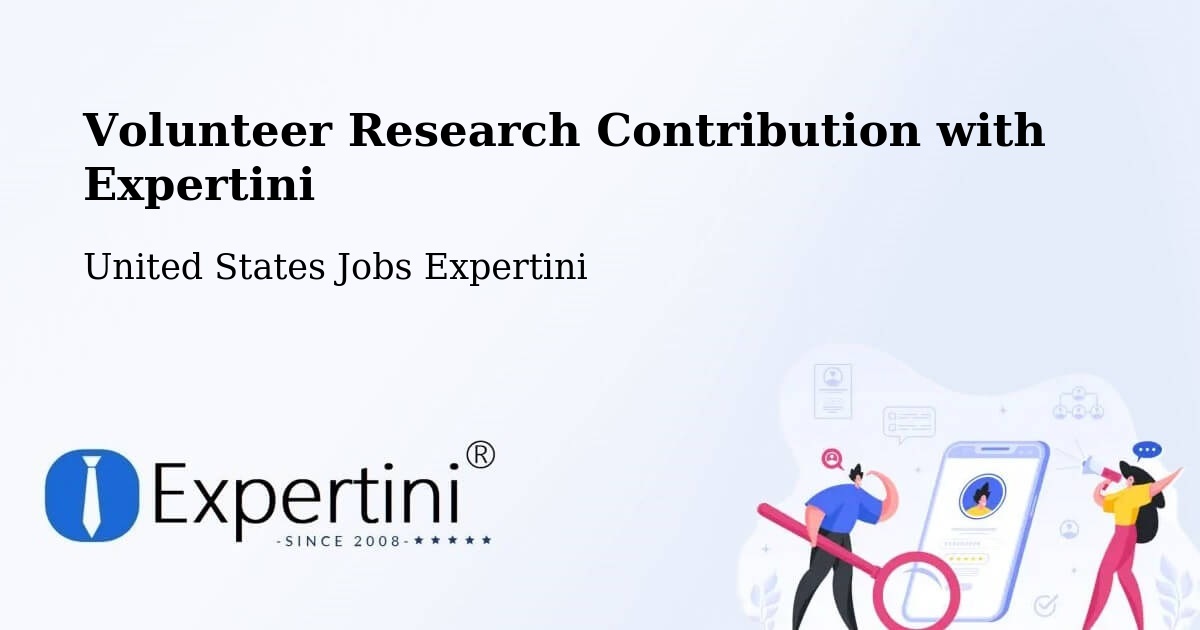 Volunteer Research Contribution Program – Wayne - United States Jobs Expertini