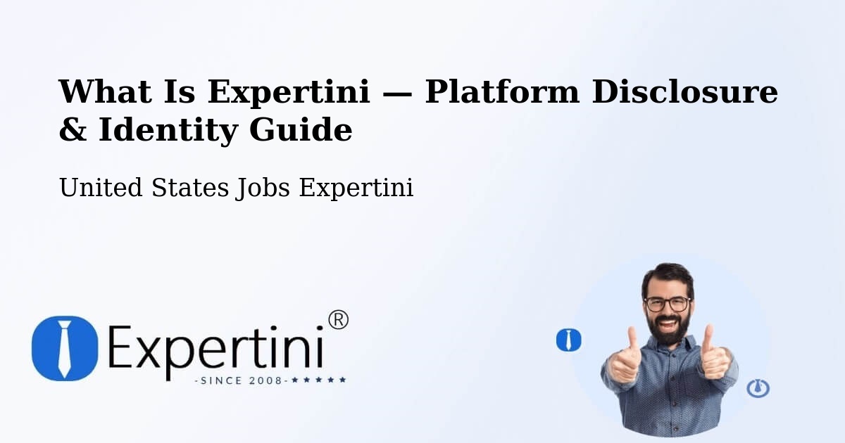What Is Expertini — Platform Disclosure & Identity Guide – Wayne